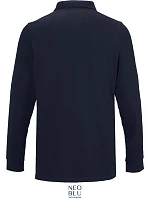 NEOBLU Owen LSL Men Pánské těžké piqué polo s dlouhým rukávem 24.4396 night blue