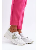 Dámské kožené lehké sportovní boty béžové Eleonori Dámské kožené lehké sportovní boty béžové Eleonori