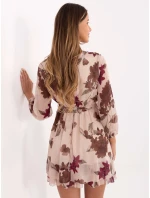 Sukienka IT SK model 21488877 beżowy - FPrice Sukienka IT SK model 21488877 beżowy - FPrice