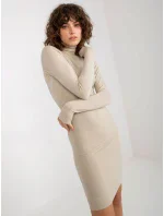 Dámské šaty NM SK NG 2309 šaty.17X světle béžové Dámské šaty NM SK NG 2309 šaty.17X světle béžové