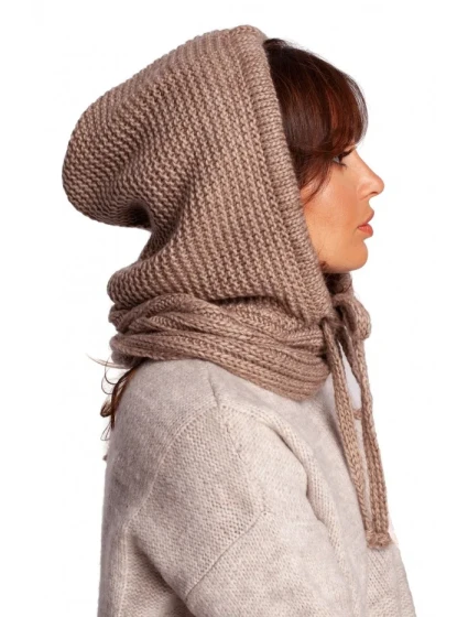model 17636767 Pletená kapuce béžová - BeWear