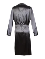 Pánský saténový župan model 21867839 černý - DKaren