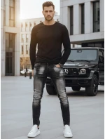 Pánské černé kalhoty model 21965164 - Dstreet