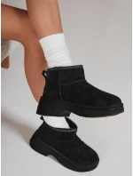 Dámské sněhule s tlustou podrážkou černé FashionStreet ZY1284