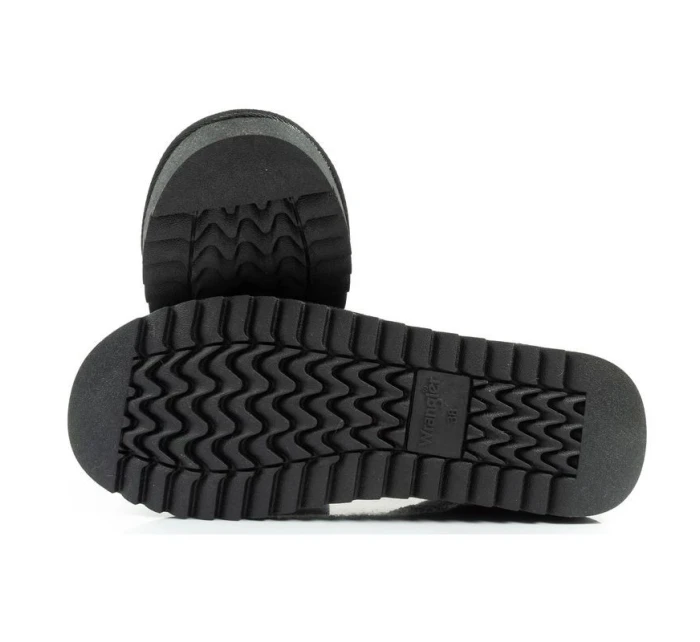 Wrangler Elsa zimní kotníkové boty zateplené pohodlné módní černé