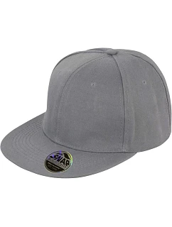 Result Headwear RC 083X 6 panelová kšiltovka s plochým kšiltem 28.083X heather grey