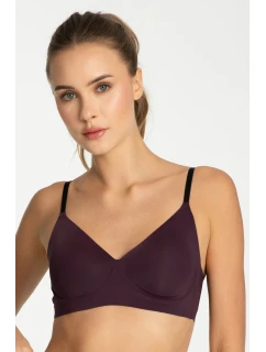 Julimex Simple T-shirt podprsenka barva:dark plum