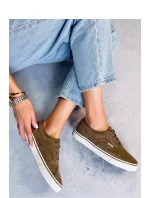 Dámské tenisky model 177644 hnědé - Inello Dámské tenisky model 177644 hnědé - Inello