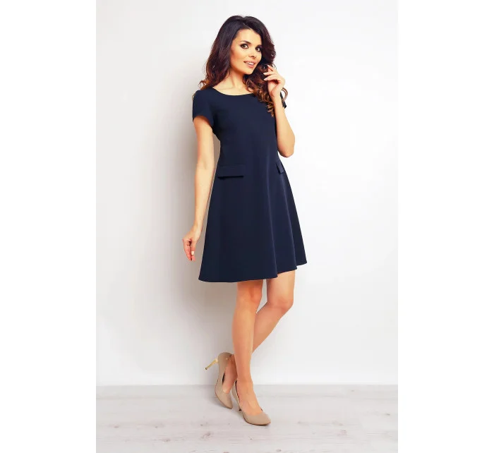 Dámské šaty M081 Tmavě modrá - Infinite You