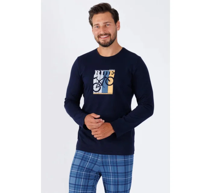 Pánské pyžamo ROY 1471 šedé - M-Max