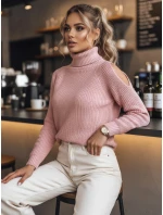 Dámský svetr růžový Dstreet model 21967056 - FashionStreet Dámský svetr růžový Dstreet model 21967056 - FashionStreet