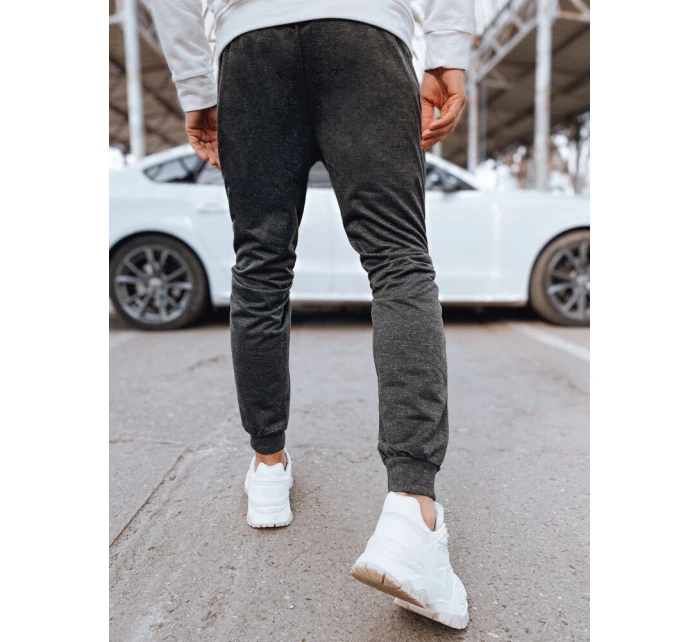 Pánské tmavě šedé tepláky model 21975803 - Dstreet