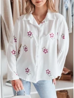 Dámské oversize tričko s white Dstreet model 21984430 - FashionStreet Dámské oversize tričko s white Dstreet model 21984430 - FashionStreet