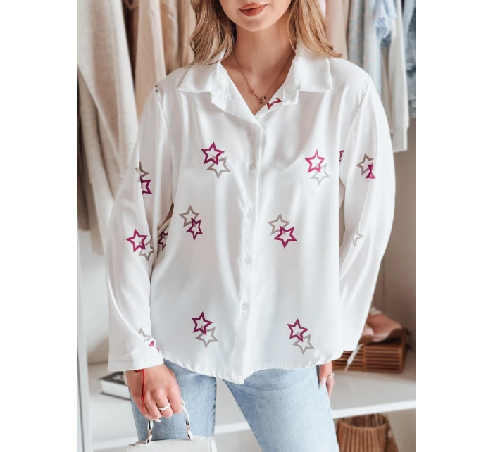 Dámské oversize tričko s white Dstreet model 21984430 - FashionStreet Dámské oversize tričko s white Dstreet model 21984430 - FashionStreet