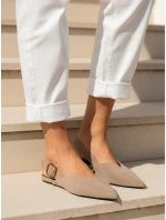 FashionStreet khaki dámské boty ZY1338 FashionStreet khaki dámské boty ZY1338