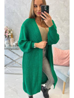 Zelený dlouhý svetr