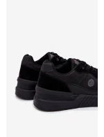 Pánské Sportovní Boty Sneakers Na Platformě Černé Hanirin Pánské Sportovní Boty Sneakers Na Platformě Černé Hanirin