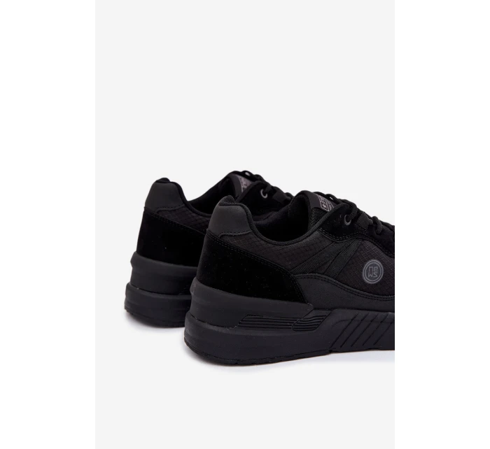 Pánské Sportovní Boty Sneakers Na Platformě Černé Hanirin Pánské Sportovní Boty Sneakers Na Platformě Černé Hanirin