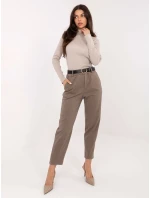 Spodnie IT SP model 21776378 ciemny bezowy - FPrice Spodnie IT SP model 21776378 ciemny bezowy - FPrice