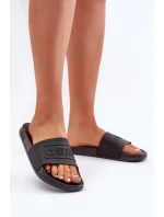 Lehké Dámské Pantofle Big Star OO274044 Černé Lehké Dámské Pantofle Big Star OO274044 Černé