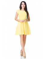 Denní dámské šaty T184/4 žluté - Tessita
