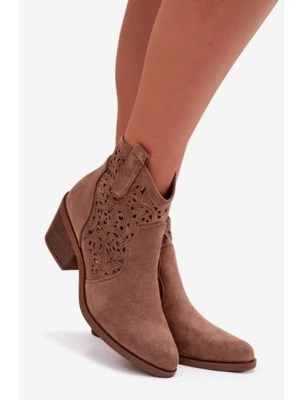 Boty na podpatku  model 224426 Step in style