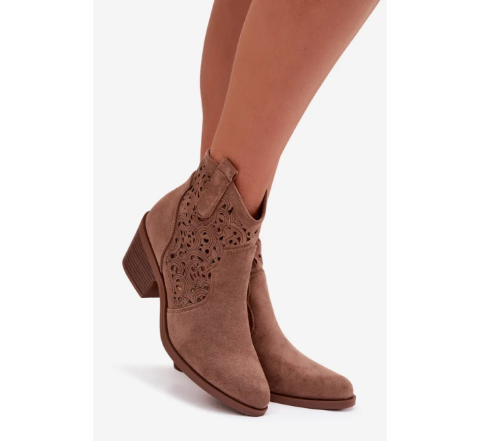 Boty na podpatku  model 224426 Step in style