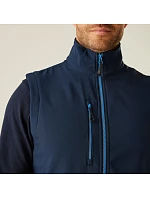 Regatta TRA 915 2-vrstvá softshellová vesta "Navigate" 36.A915 black/orange pop