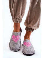 Domácí pantofle Big Star KK276020 Šedo-růžová