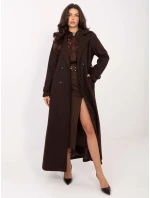 Płaszcz IT PL model 21795582 ciemny brązowy - FPrice