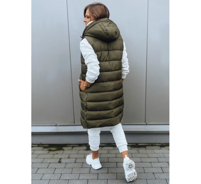 Dámská vesta KERIN tmavě zelená FashionStreet TY2918