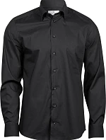 Tee Jays TJ 4024 Luxusní elastická košile s dlouhým rukávem 18.4024 black