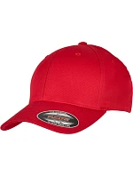 6 panelová kšiltovka z bio bavlny red model 22537034 - Flexfit 6 panelová kšiltovka z bio bavlny red model 22537034 - Flexfit