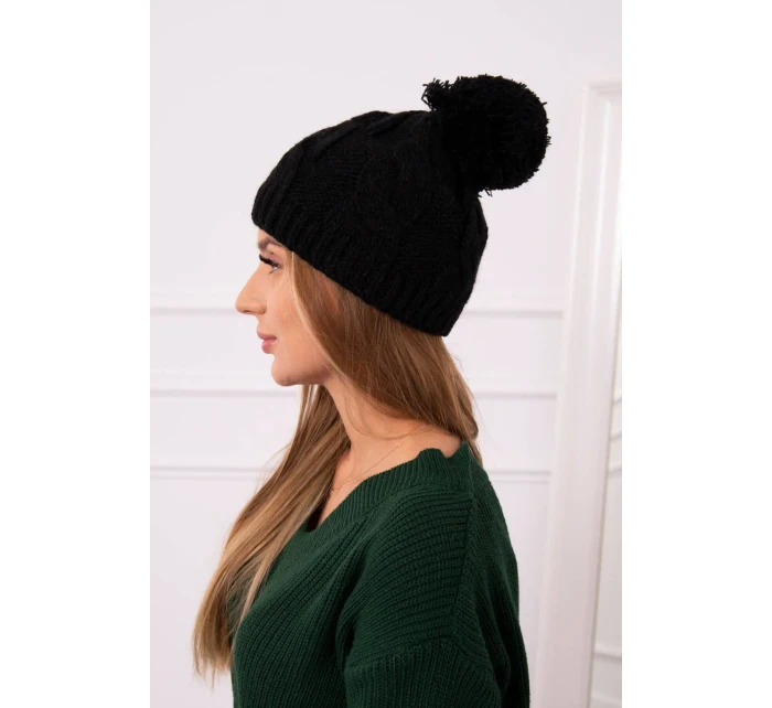 Fleecová čepice Stefania K278 černá