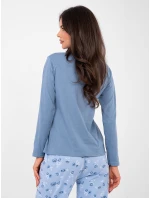 Pyžamo DU PI FP 007.69 šedomodré