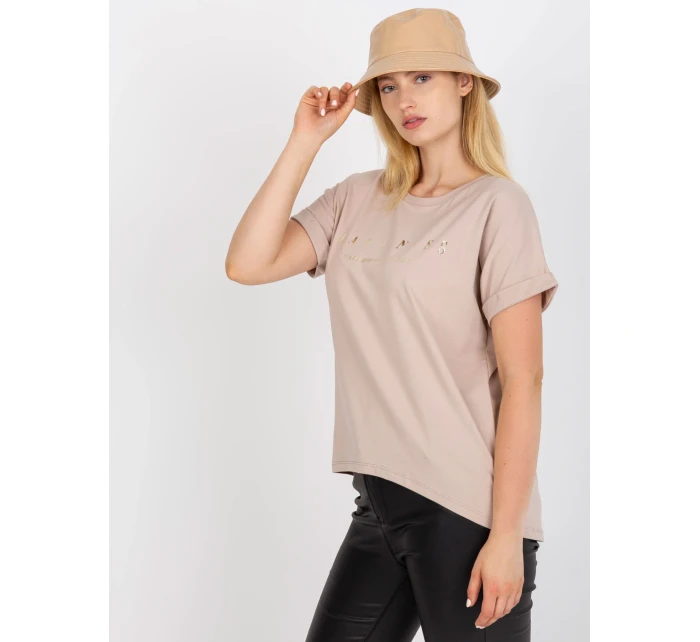 Tričko RV TS 7776.02P béžová Tričko RV TS 7776.02P béžová