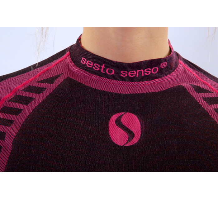 Sesto Senso Dámské funkční prádlo Tričko s dlouhým rukávem Růžová