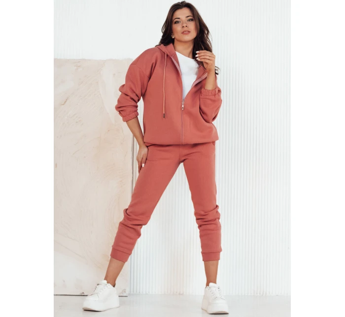Dámský teplákový komplet AMILIA PREMIUM peach FashionStreet AY0776