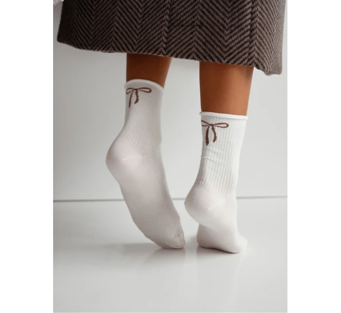 ponožky  s mašlí 3741 model 21475335 - Milena