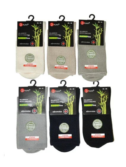 Dámské ponožky Terjax Bamboo line netlačící Art.015 Dámské ponožky Terjax Bamboo line netlačící Art.015