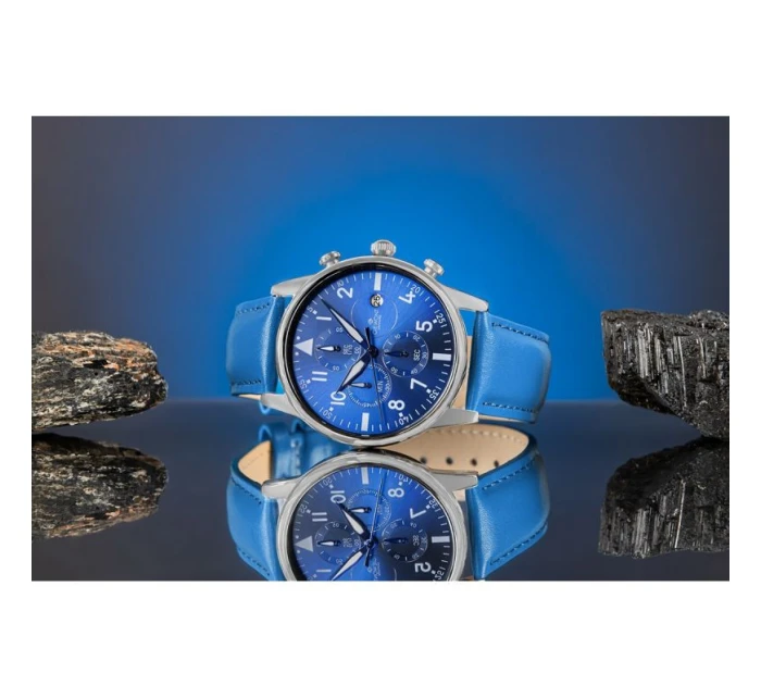 Pánské hodinky Giewont Chronograph Sapphire Blue GW5630-A5