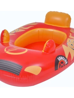 NAFUKOVACÍ ČLUN AUTO NA PLAVÁNÍ 86X60,5CM 37621 ORANŽOVÝ