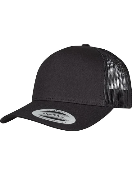 Flexfit 6506 5 panelová Retro Trucker kšiltovka 55.6506 black Flexfit 6506 5 panelová Retro Trucker kšiltovka 55.6506 black