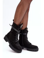 Kožené Boty S Černé model 21635130 - Boto Kožené Boty S Černé model 21635130 - Boto