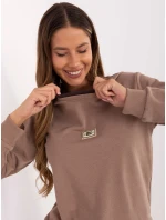 Bluza RV BL model 21319968 ciemny bezowy - FPrice Bluza RV BL model 21319968 ciemny bezowy - FPrice