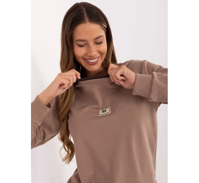 Bluza RV BL model 21319968 ciemny bezowy - FPrice Bluza RV BL model 21319968 ciemny bezowy - FPrice