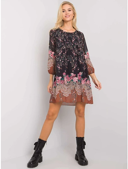 Šaty TW SK BI černá a béžová model 17356130 - FPrice Šaty TW SK BI černá a béžová model 17356130 - FPrice