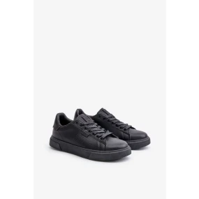 Tenisky Pánské Z Eko Kůže Big Star Černé