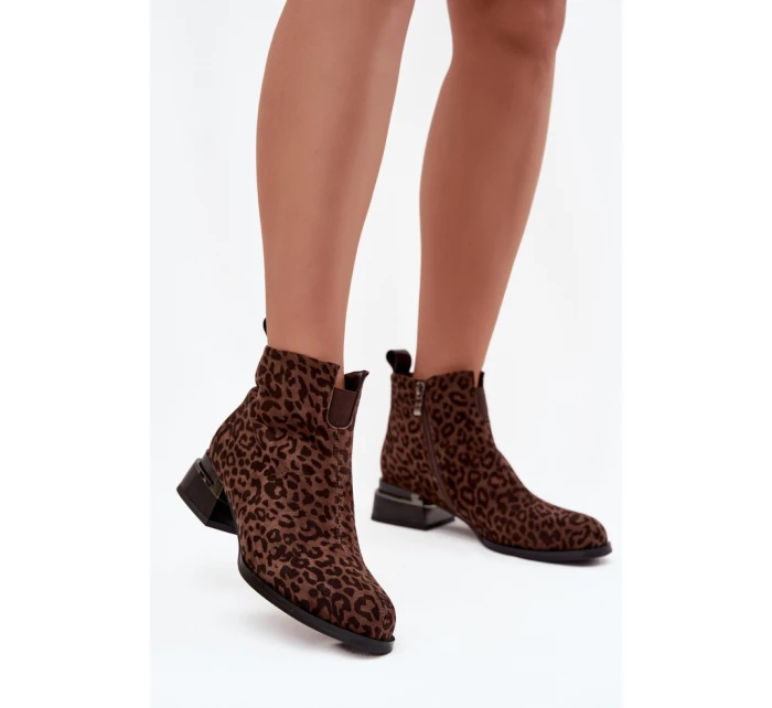 Boty na podpatku model 220201 Step in style Boty na podpatku model 220201 Step in style