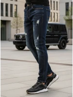 Pánské tmavě modré kalhoty Dstreet model 21965138 - FashionStreet